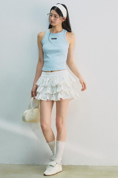 Elegant White Ballet Skirt