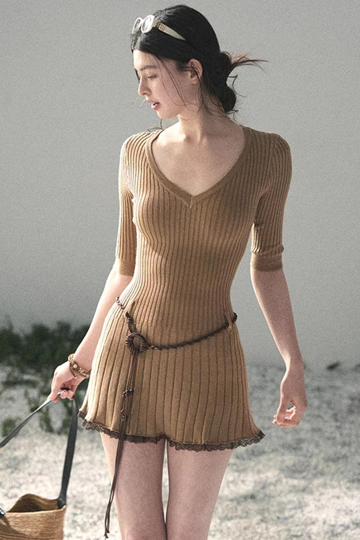 Amber Memories Knit Dress Set