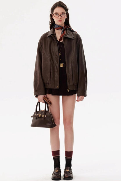 Handsome Street Leather Jacket