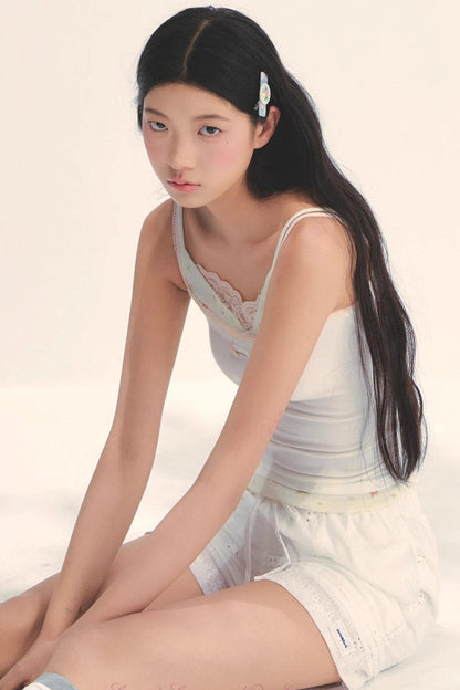 Cozy Embroidered Summer Shorts