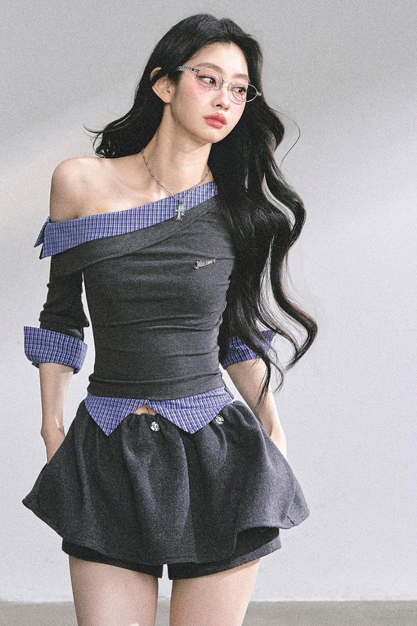 Gray Tone Striped T-Shirt