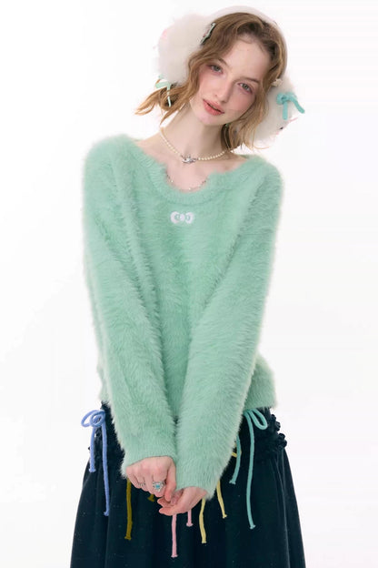 Soft Cloud Bow Sweater