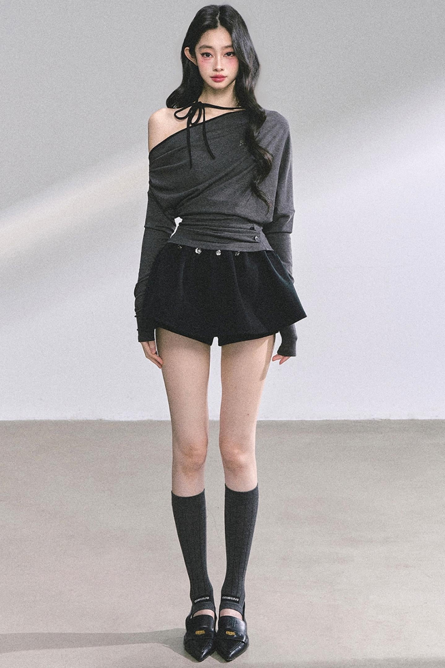 Korean Pink Halterneck Top