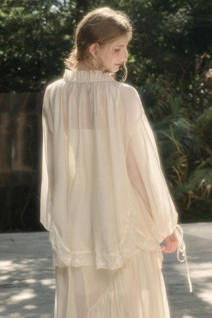 Galaxy Lace Shirt Jacket