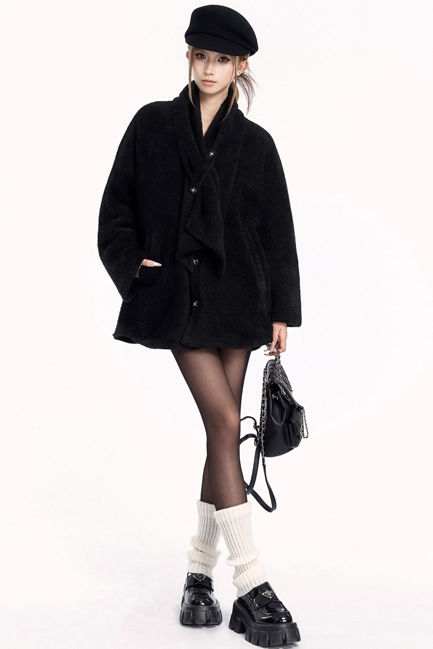 Retro Knit Bodycon Dress