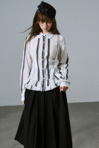 Japanese Girl Pleated Jacket Set-Up