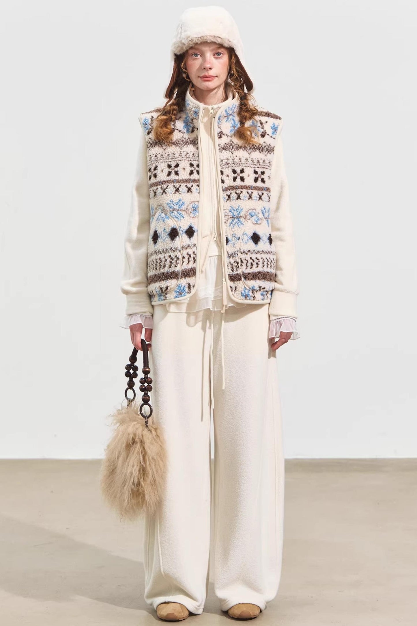 Polar Fleece Jacquard Jacket Set-Up