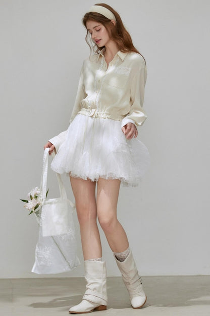 Fall Lace Commuter Shirt