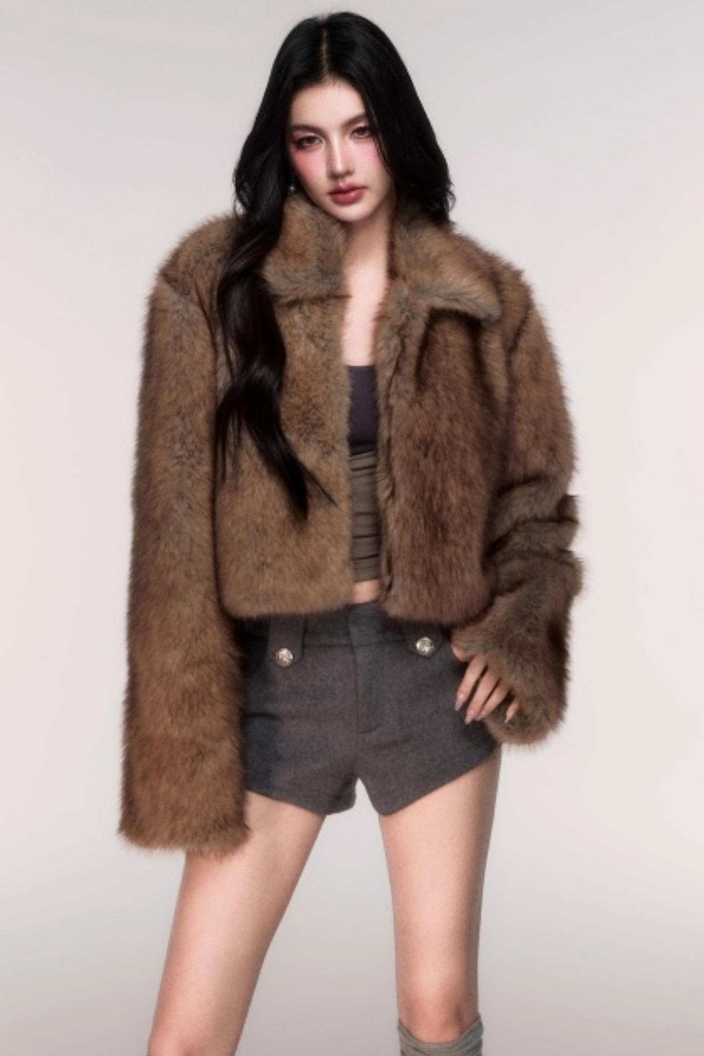 Comfortable Wool A-Line Shorts