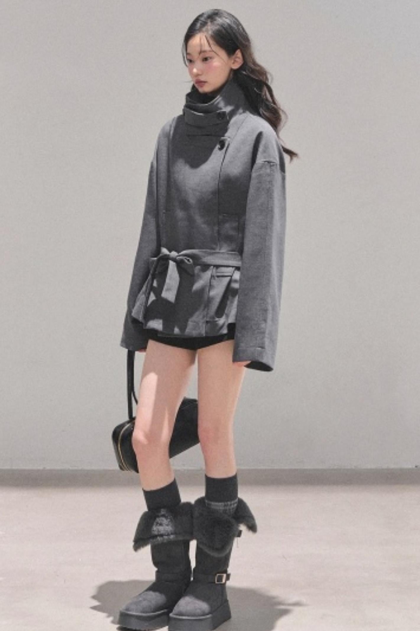 First Snow Turtleneck Coat