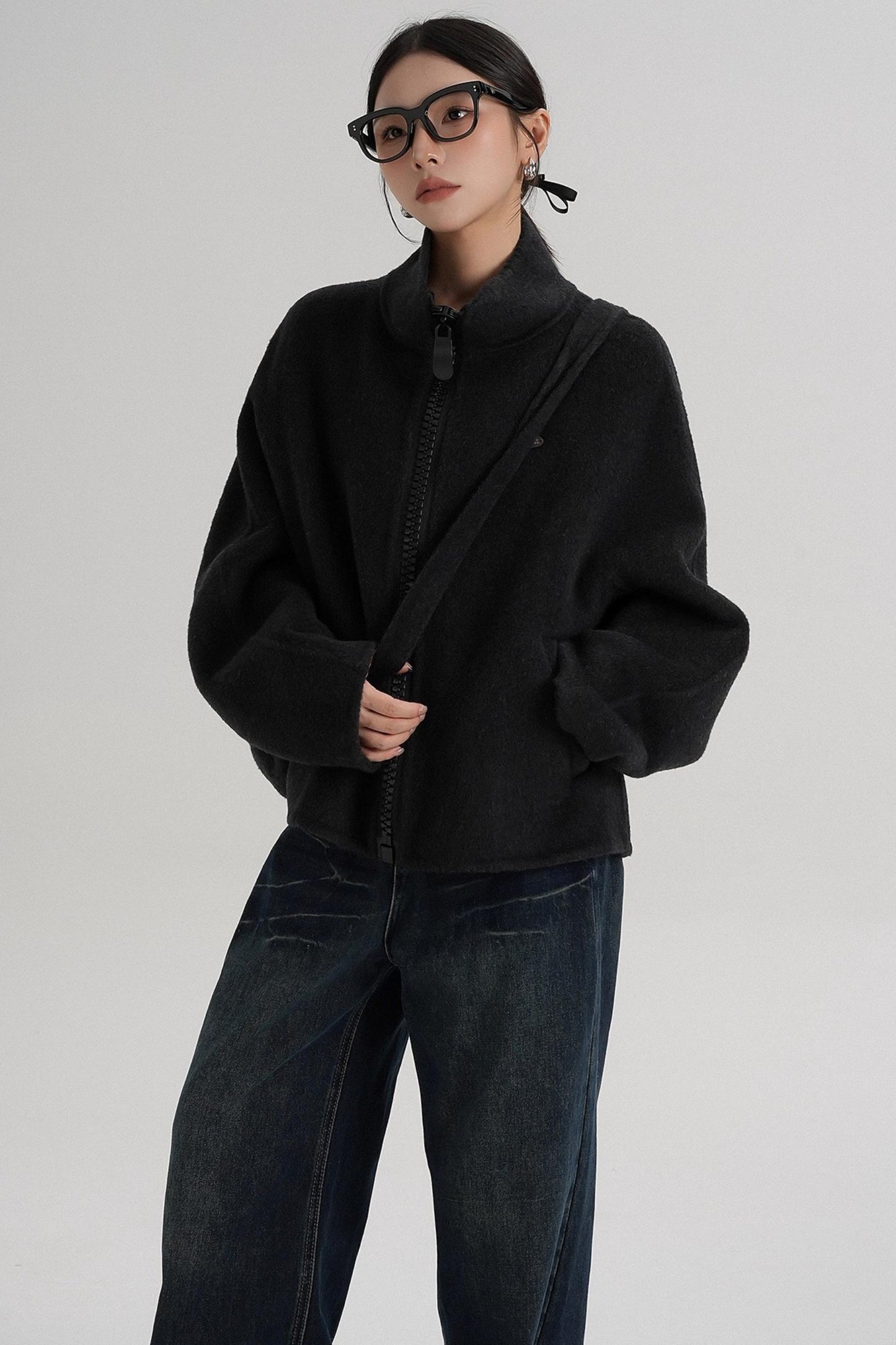 Structured Reversible Wool Jacket