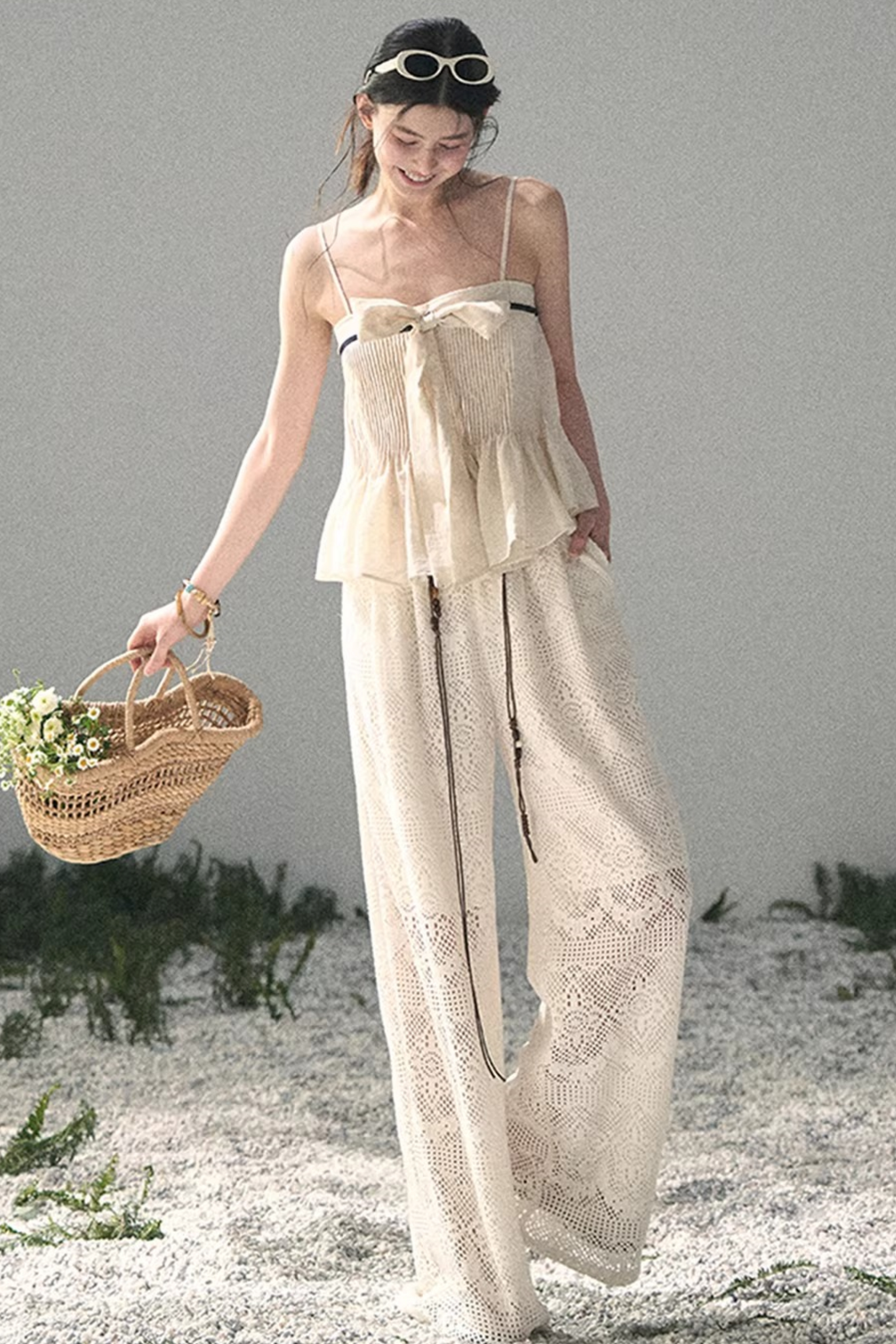 Wide-Leg Summer Pants