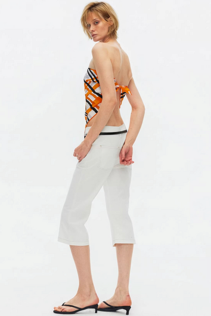 Vintage Exposed Seam Flared Jeans