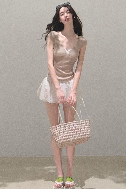 Whispering V-Neck Tee