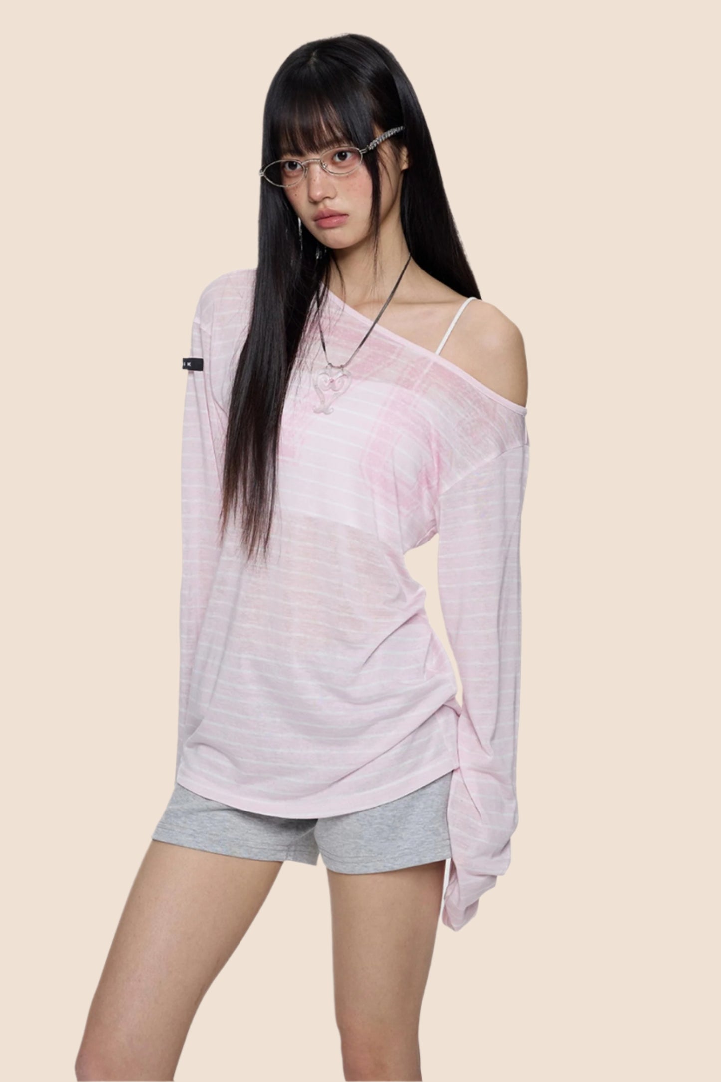 Slant Shoulder Sun Tee