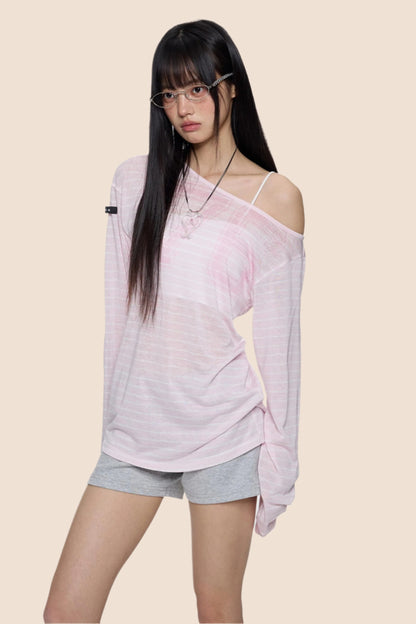 Slant Shoulder Sun Tee