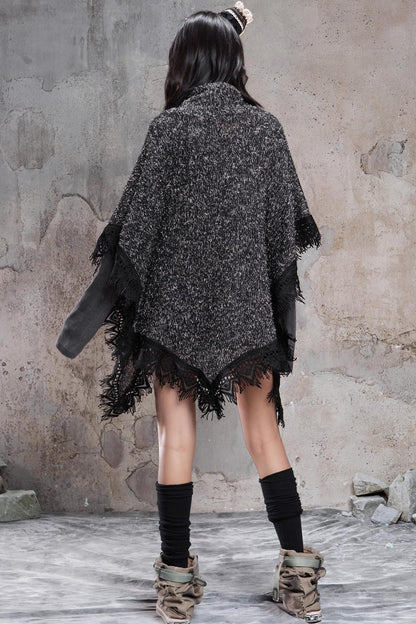 Retro Punk Cross Cloak