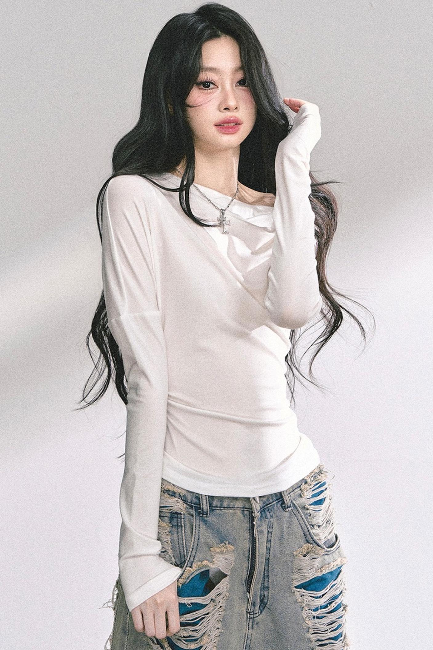 Korean Minimalist Top