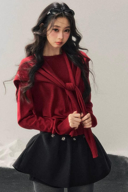 American College Sweater Set