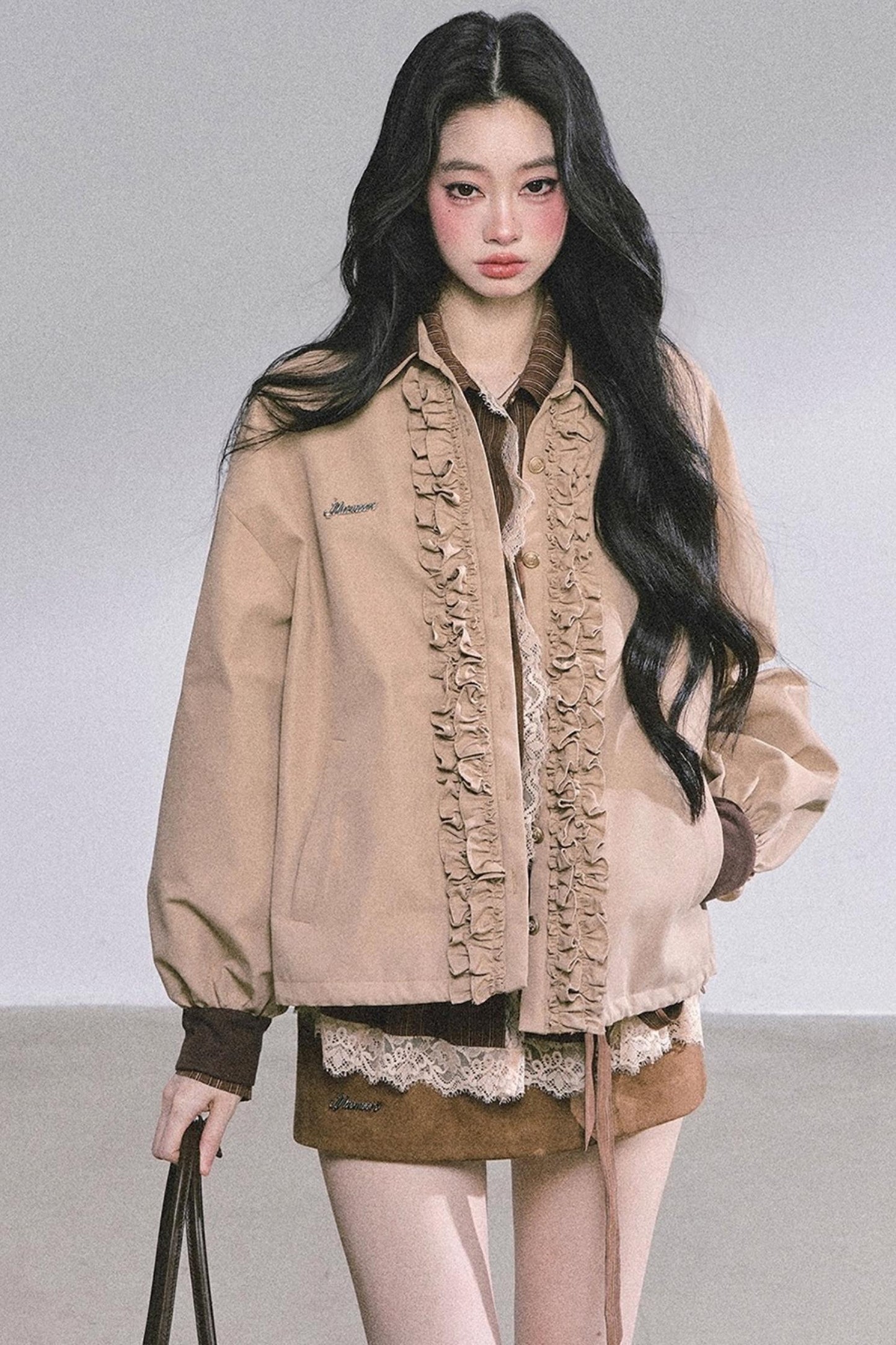 Autumn Two-Piece Jacket Skirt Set-Up