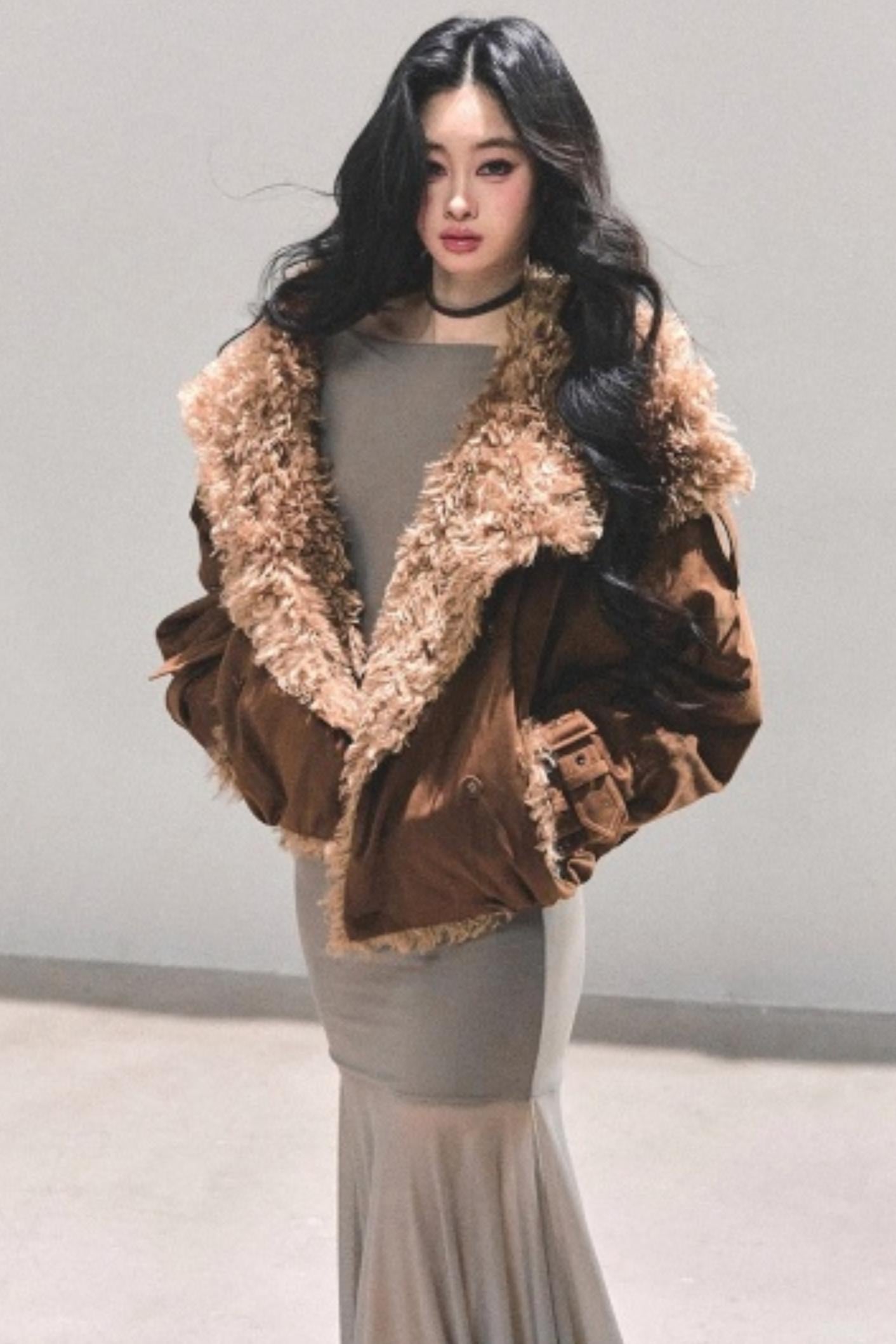 Slim-Fit Autumn Dress