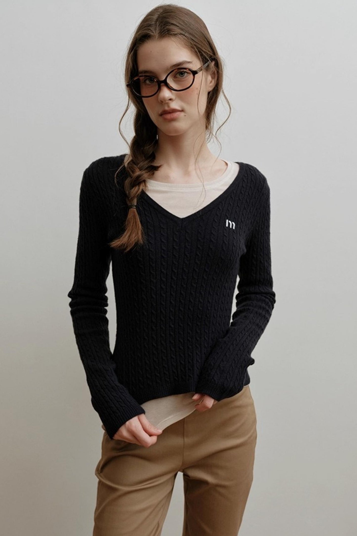 Velvet Twist Knitting Top