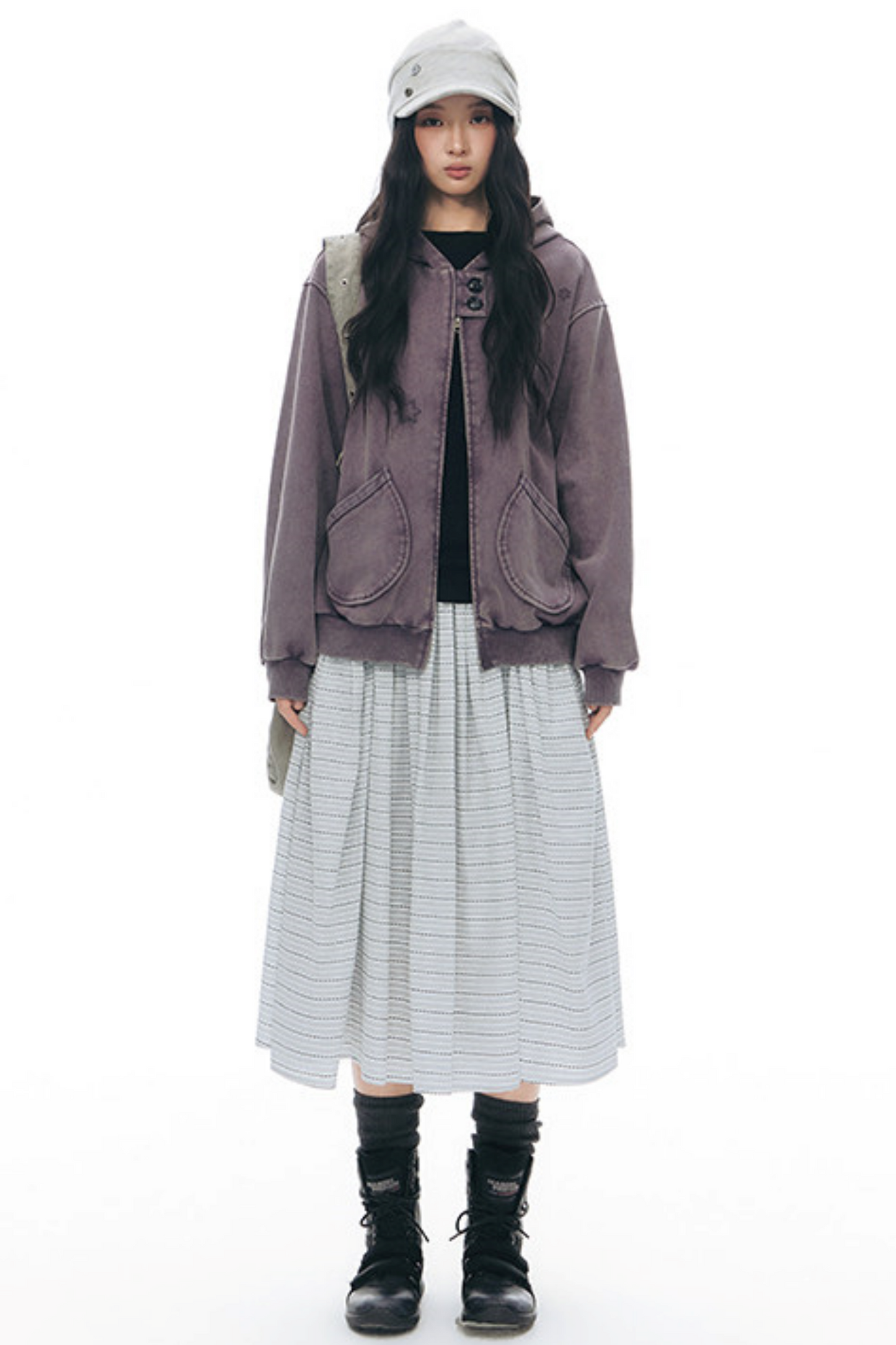 Decorative Button Layered Top