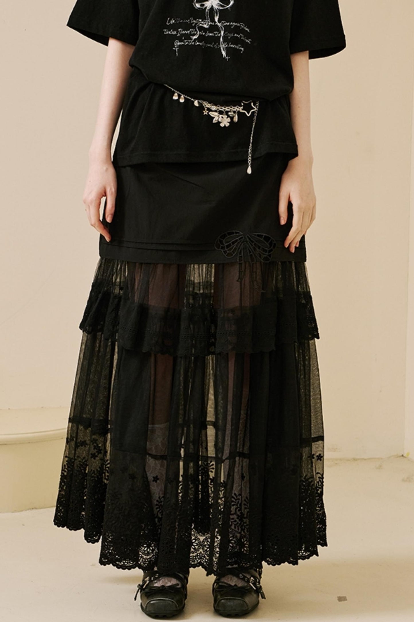 Chic Lace Half Skirt