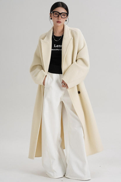 Minimalist Wool Long Jacket