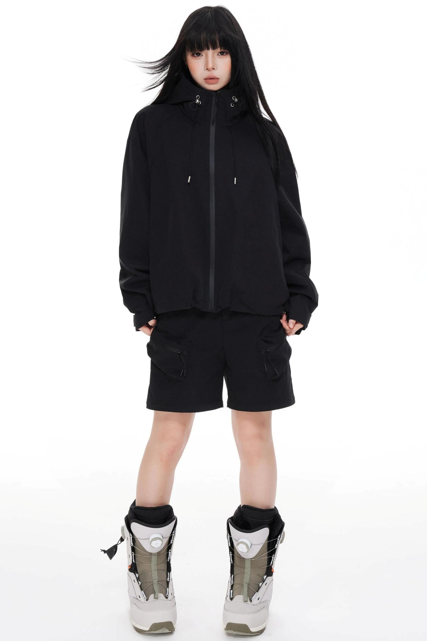 Windproof Waterproof Storm Jacket Pants Set-Up