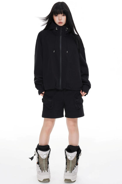 Windproof Waterproof Storm Jacket Pants Set-Up