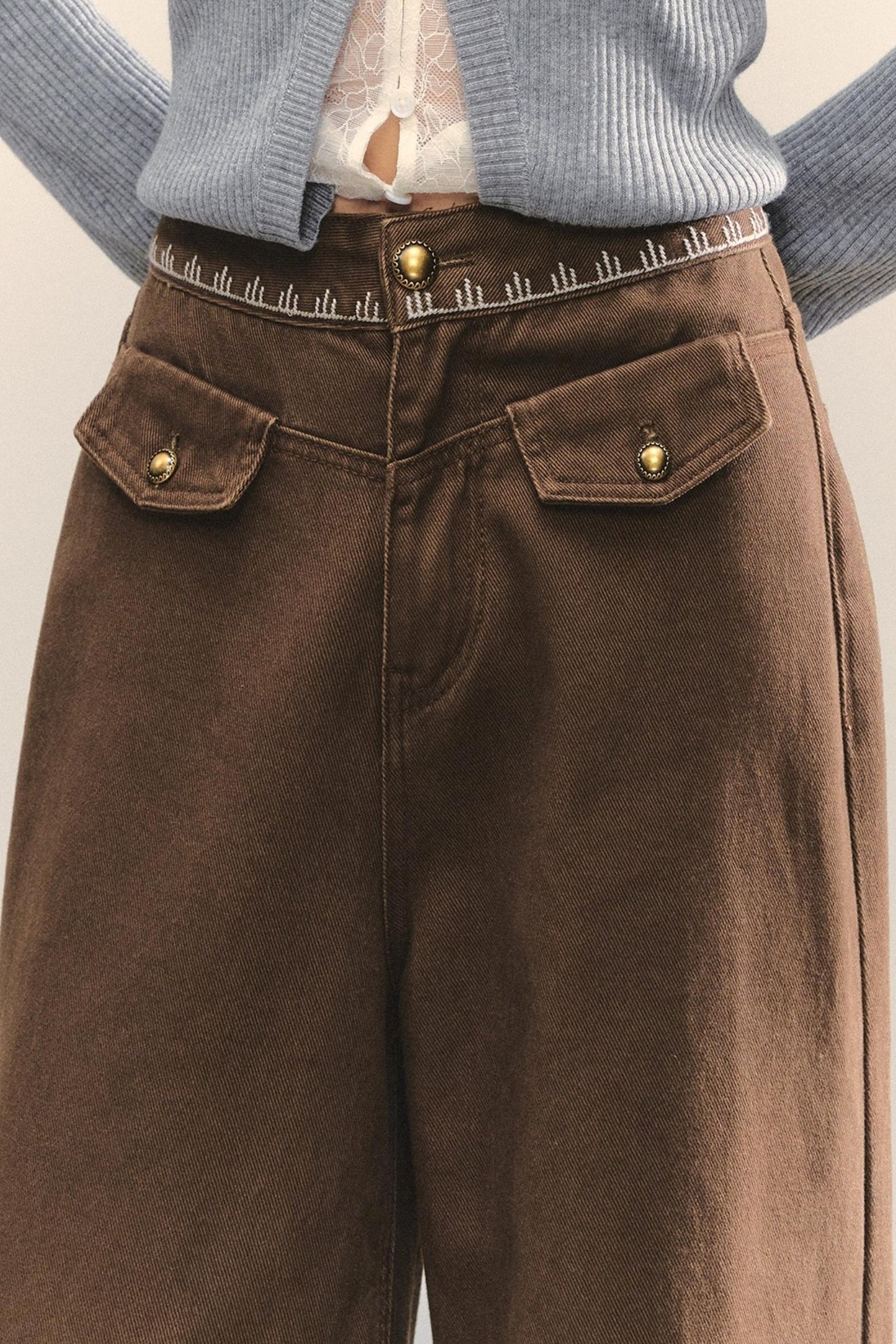 Asymmetrical Denim Jacket Skirt Set-Up