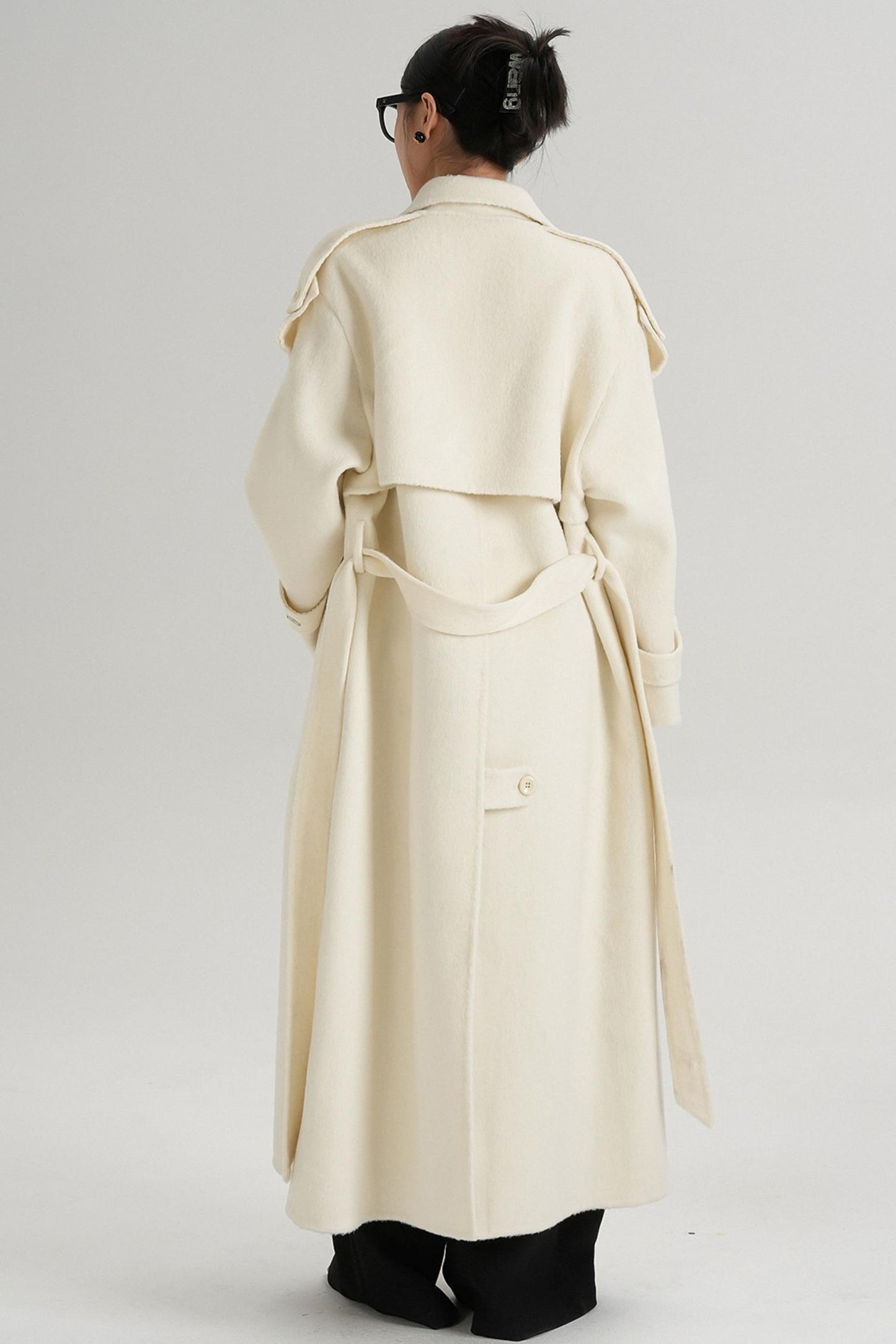 Premium Tailored Wool Blend Coat