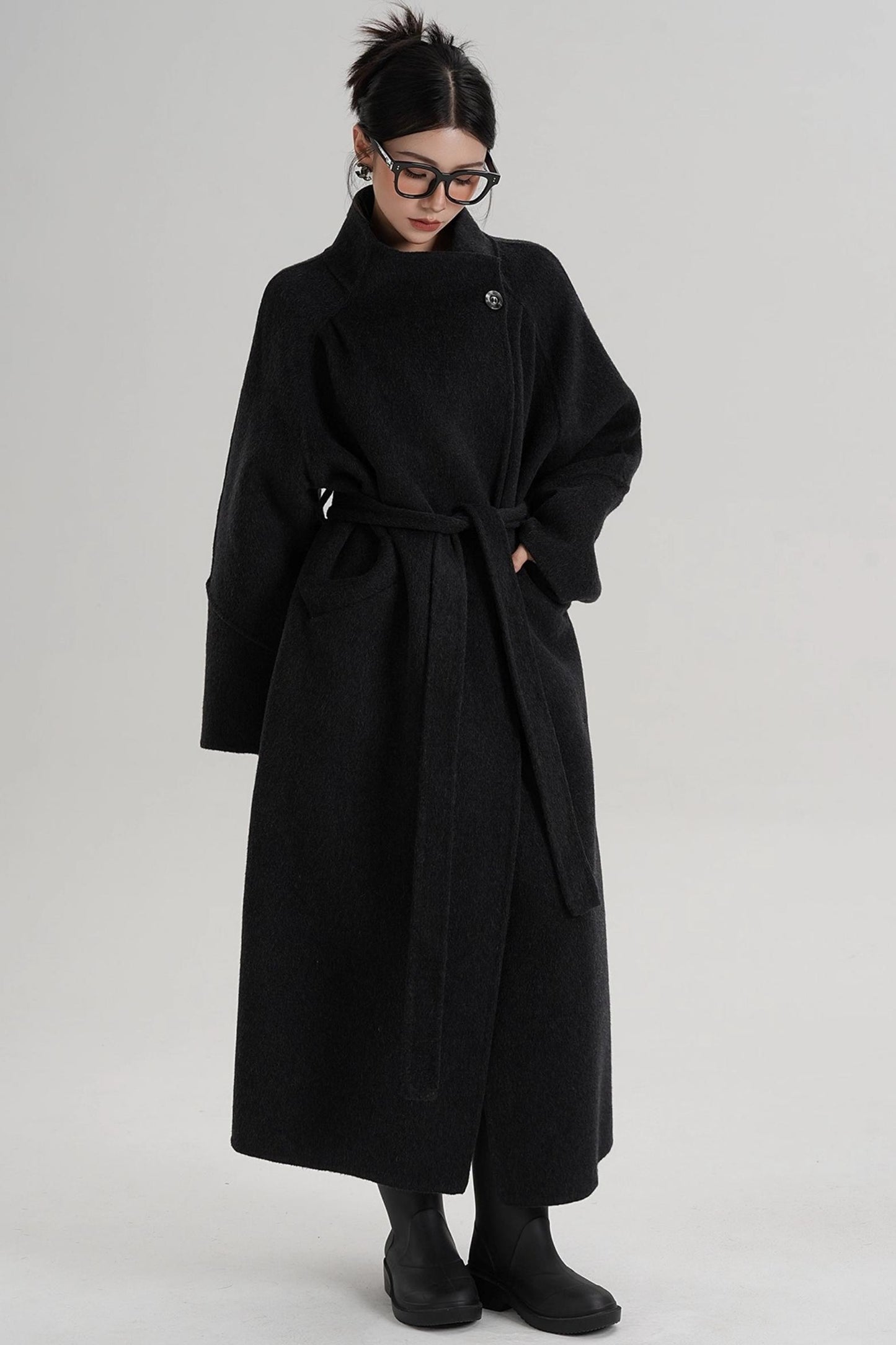 Elegant Wool Reversible Jacket