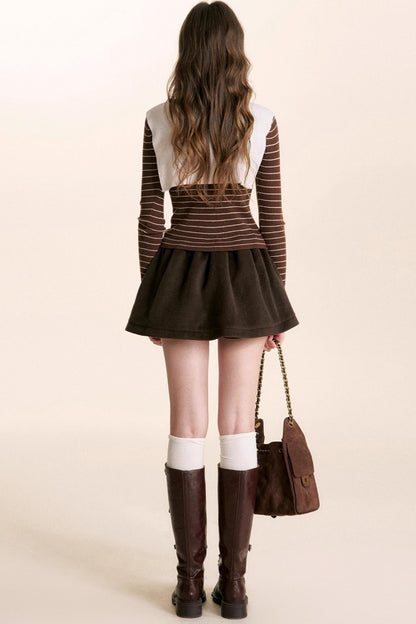 Navycore Wool Blend Knit Top