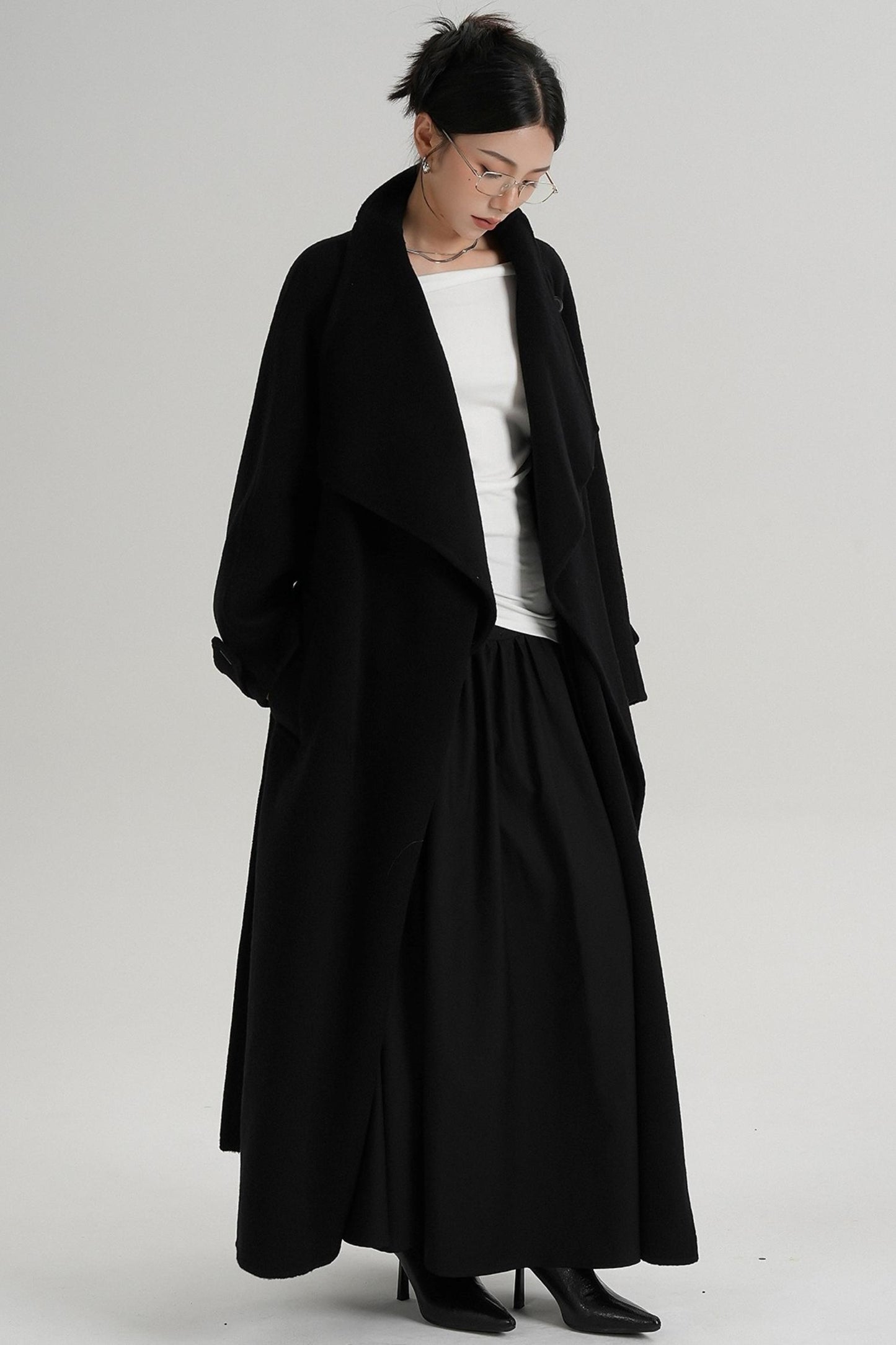 Luxurious Reversible Wool Coat