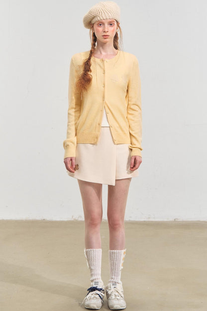 Fun Patch Embroidered Cardigan