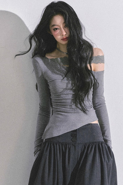 Barbaric Lace Off-the-Shoulder Top