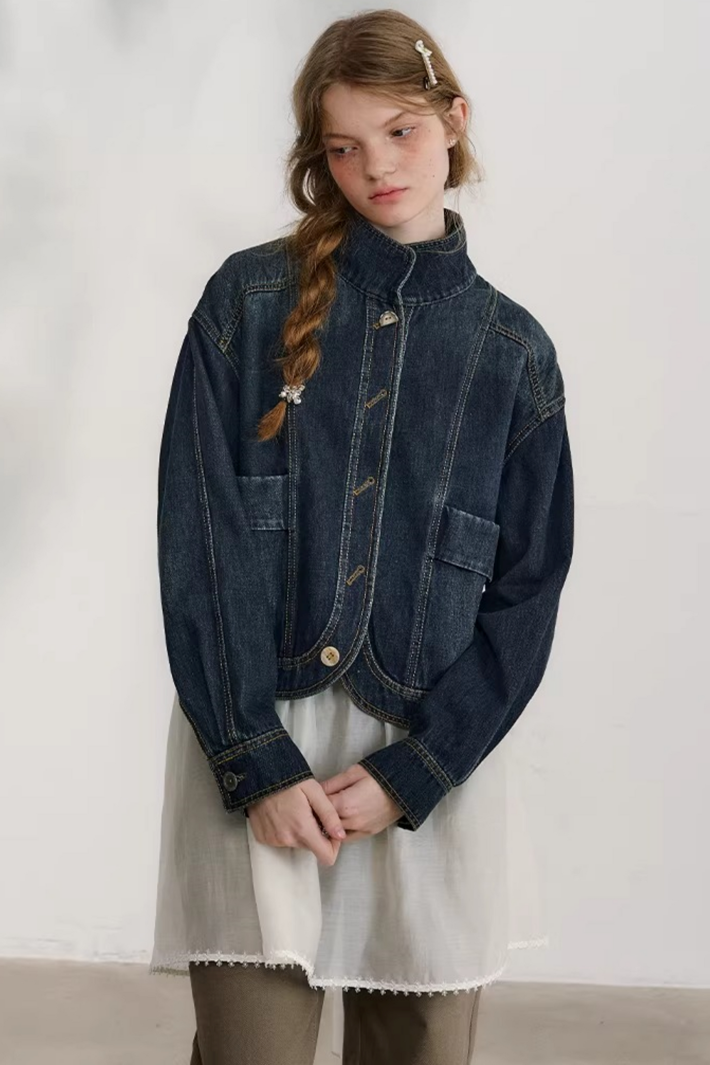 Youlan 데님 재킷