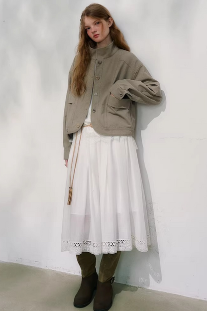 Swaying Silhouette Lace Top