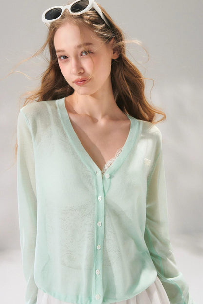 Ice Silk Sun Protection Cardigan Top