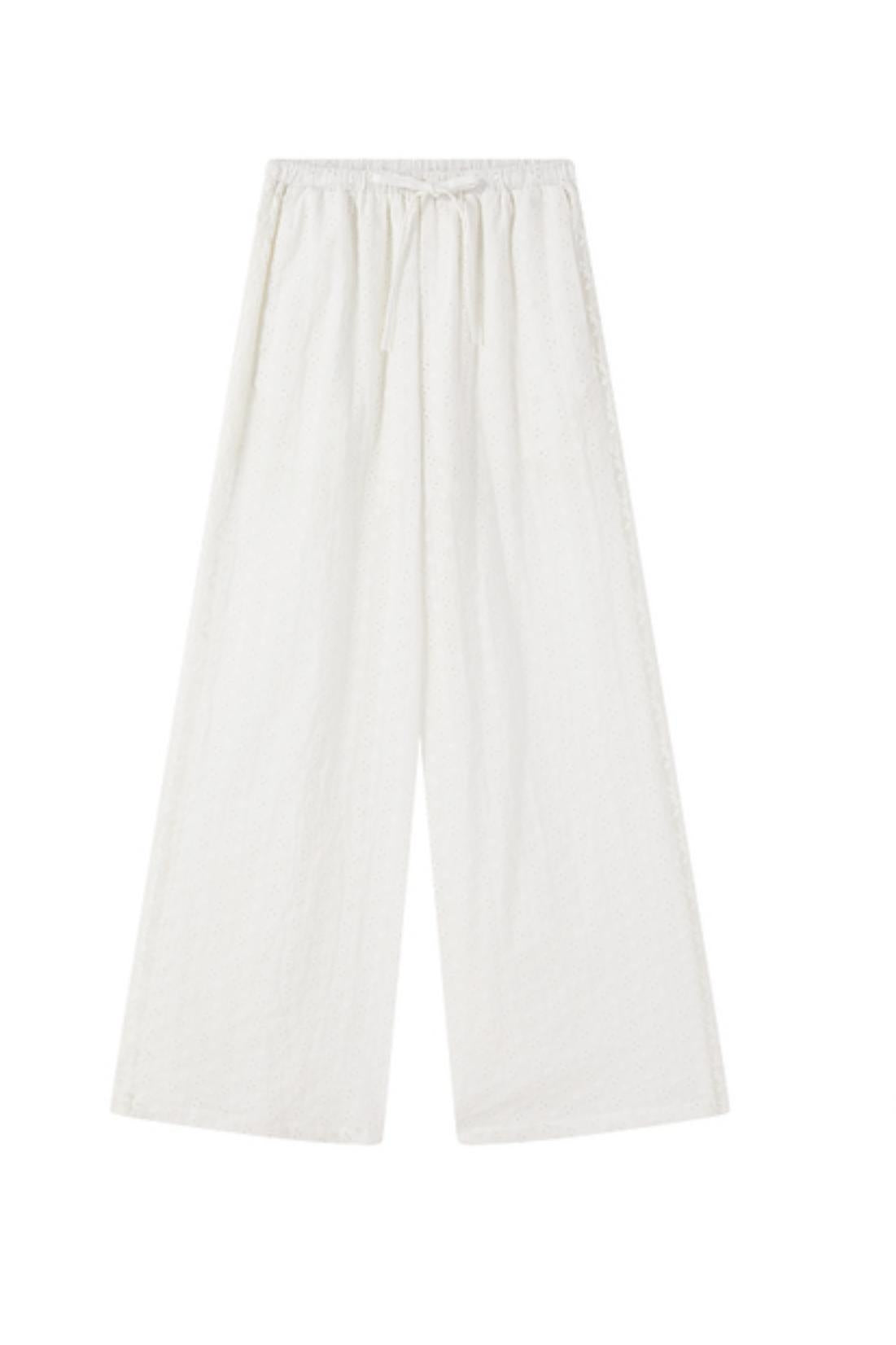 Lace Embroidered Two-Piece Set-Up