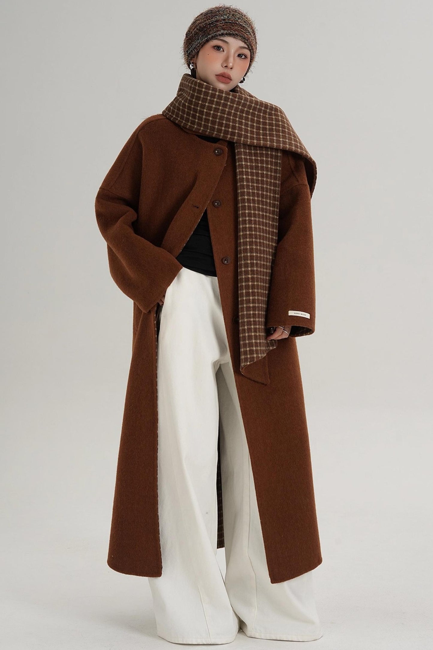 Classic Wool Tweed Coat