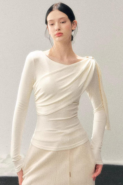 French Ribbon Design Blouse