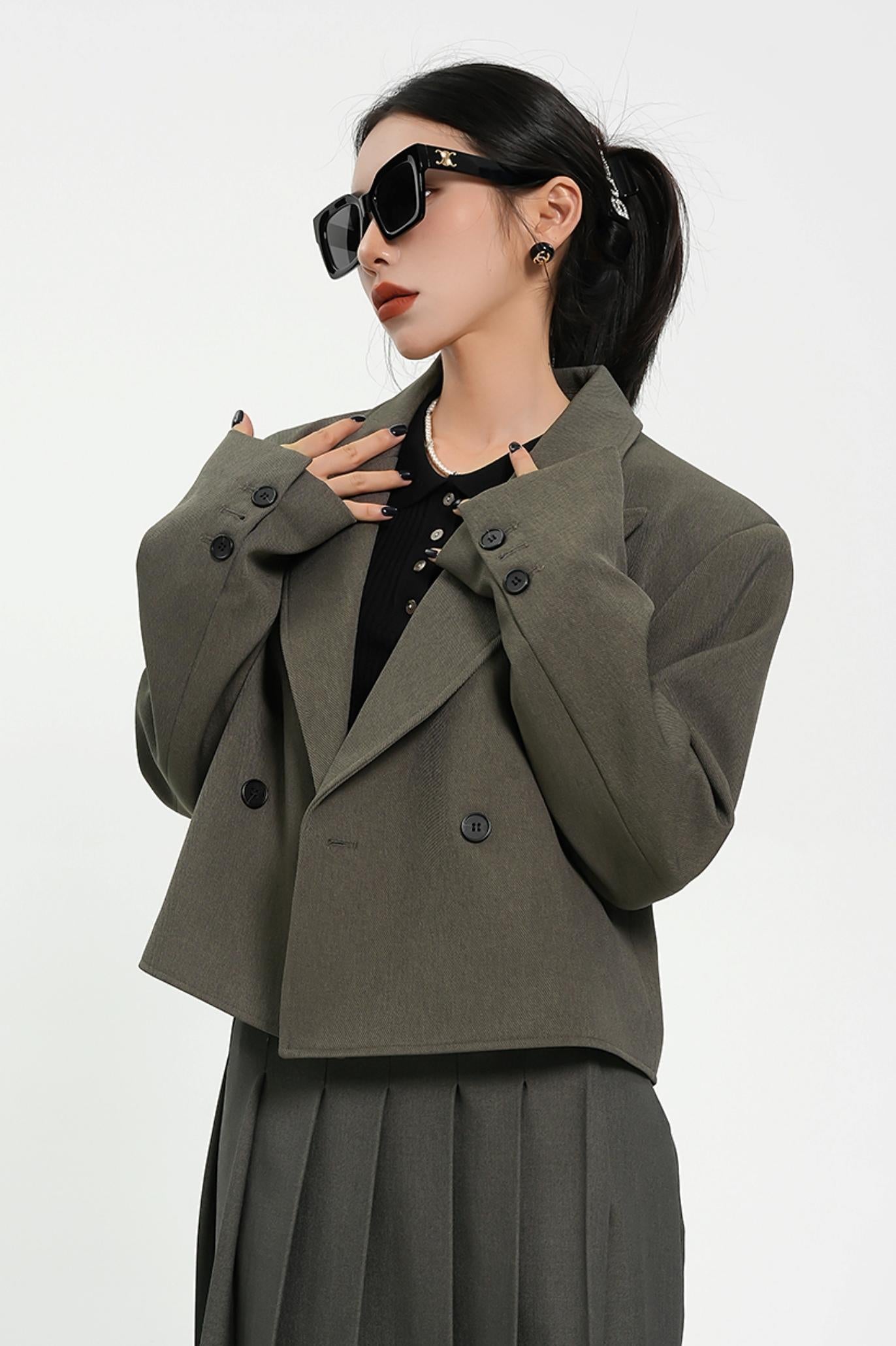 Temperament Long-Sleeve Blazer