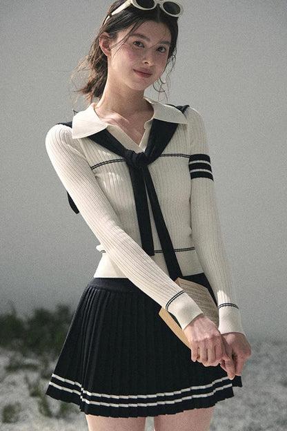 Delhi College Knit Top Set