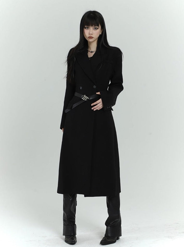 Mid-length Trench Coat Jacket