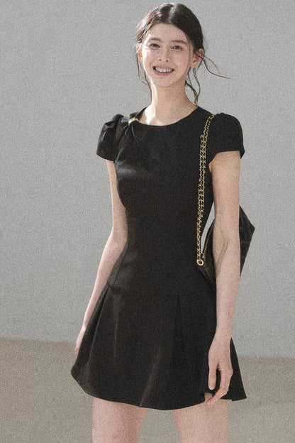 French Summer Puffy Dress