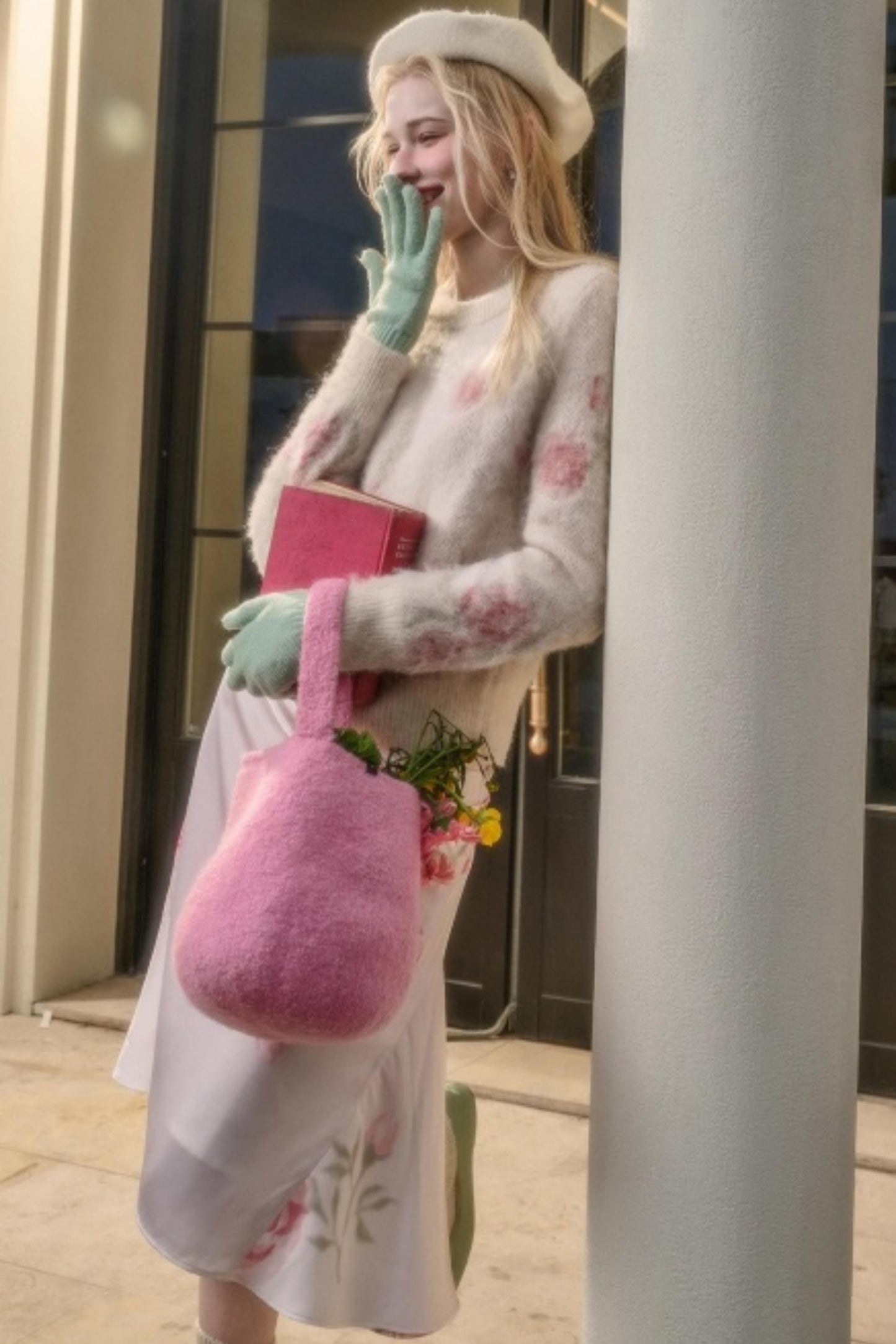 Milky Way Wool Sweater & Skirt Set-Up