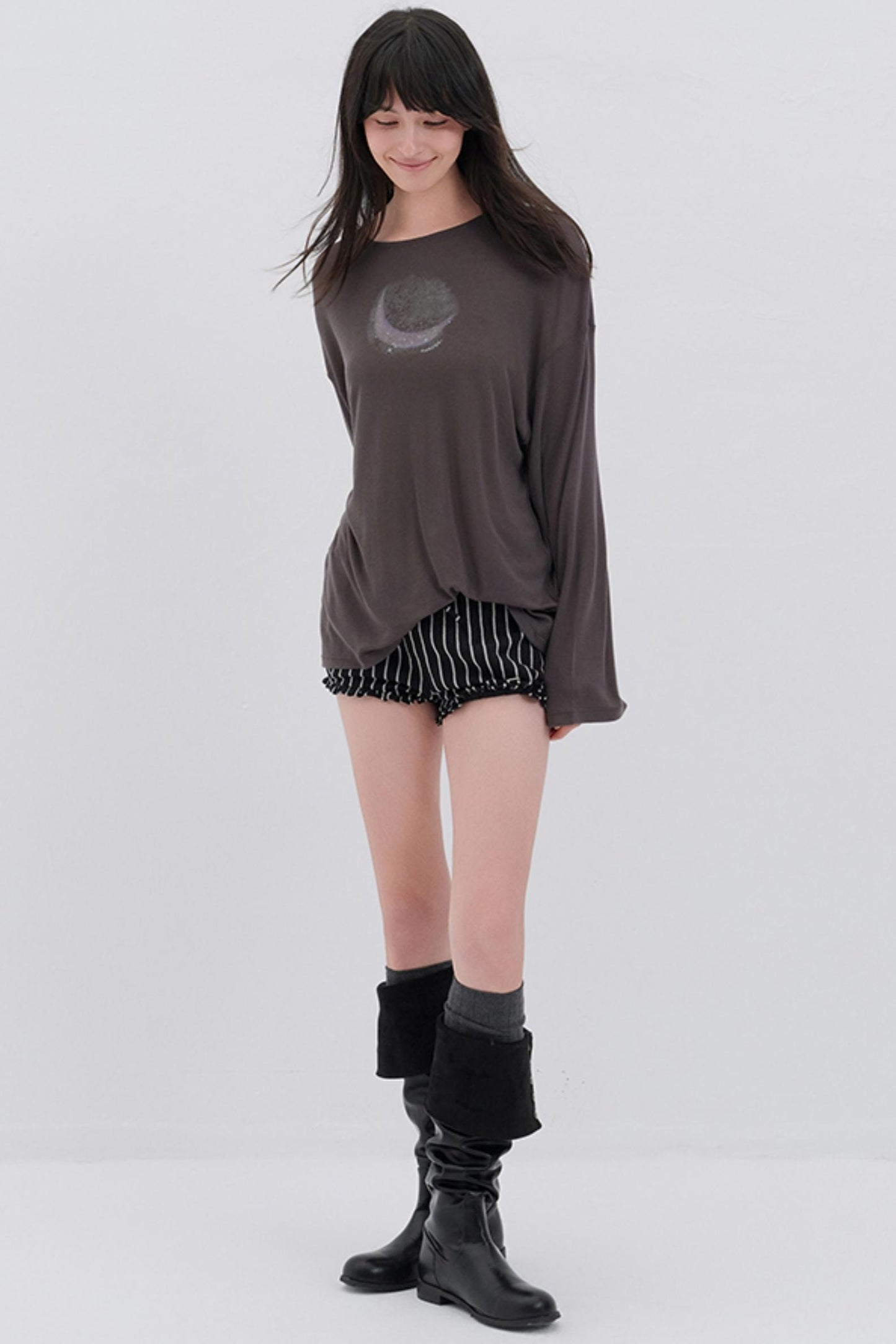 Soft Fleece Striped Pants